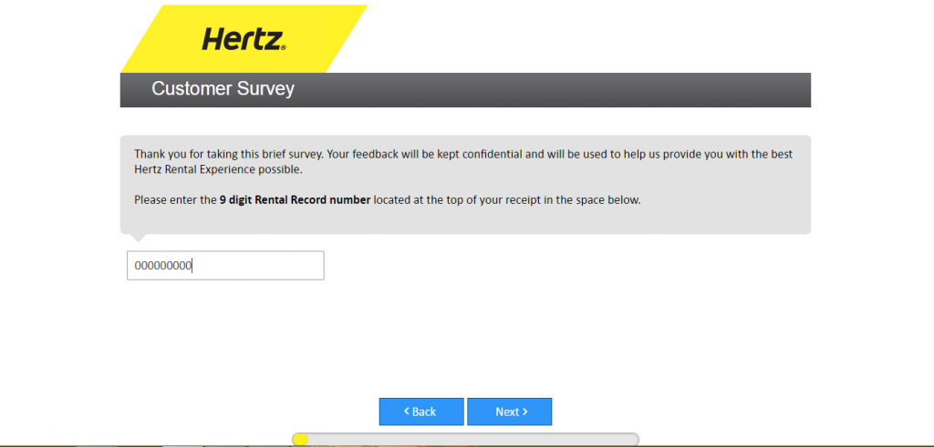 Hertz Survey Page