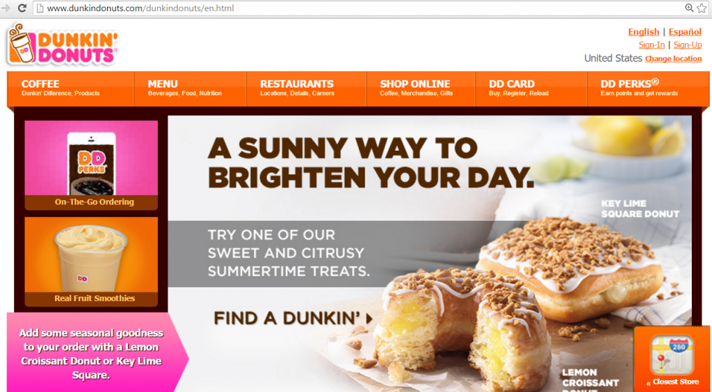 TellDunkin Dunking Donuts Survey